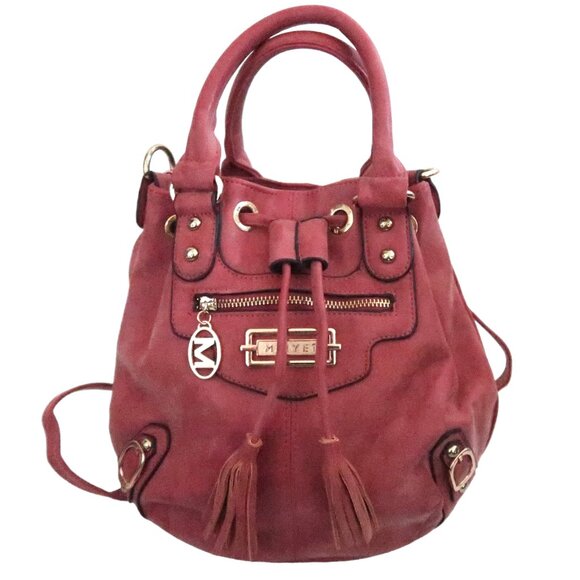 MAIYET Vegan leather drawstring shoulder bag